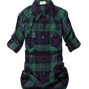 Matchstick Flannel Dress